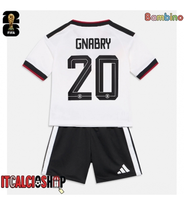 Germania Serge Gnabry #20 Prima Maglia Bambino Mondiali 2026 Manica Corta (+ Pantaloni corti)